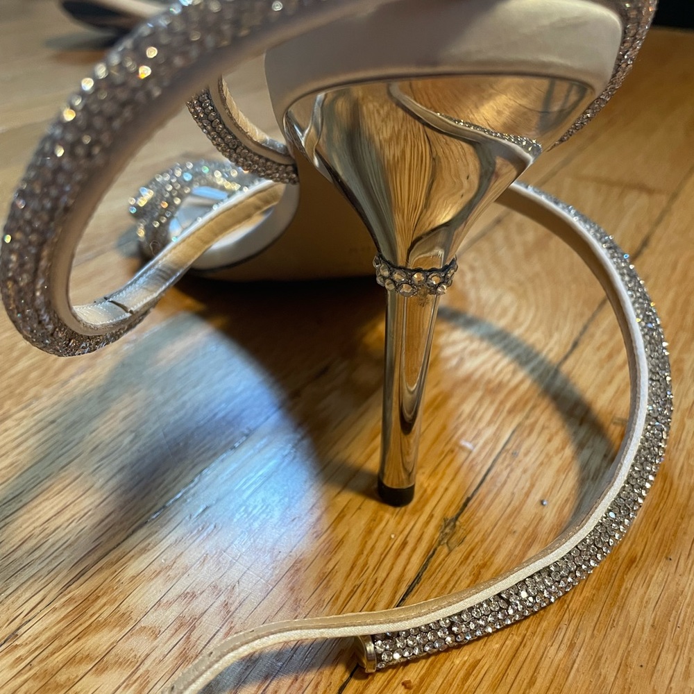 Mach&Mach Pvc Crystal Bow Heel - image 5